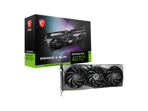 Відеокарта MSI GeForce RTX 4070 Ti GAMING X SLIM 12G (912-V513-440)