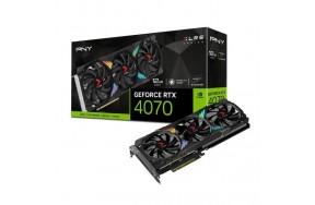 Відеокарта PNY GeForce RTX 4070 12GB XLR8 Gaming VERTO EPIC-X RGB (VCG407012TFXXPB1)