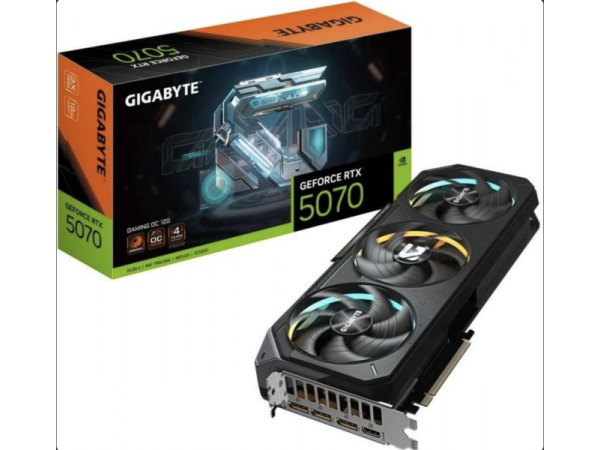 Відеокарта GIGABYTE GeForce RTX 5070 GAMING OC 12G (GV-N5070GAMING OC-12GD)
