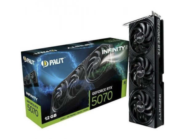 Відеокарта Palit GeForce RTX 5070 Infinity 3 (NE75070019K9-GB2050S)