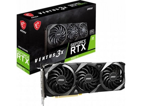 Відеокарта MSI GeForce RTX 3060 Ti VENTUS 3X 8G OC LHR